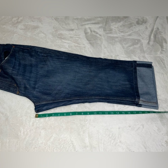 ✨3/$20✨ Merona Wide Leg Cropped Cuffed Jeans Size 14R - Picture 5 of 5